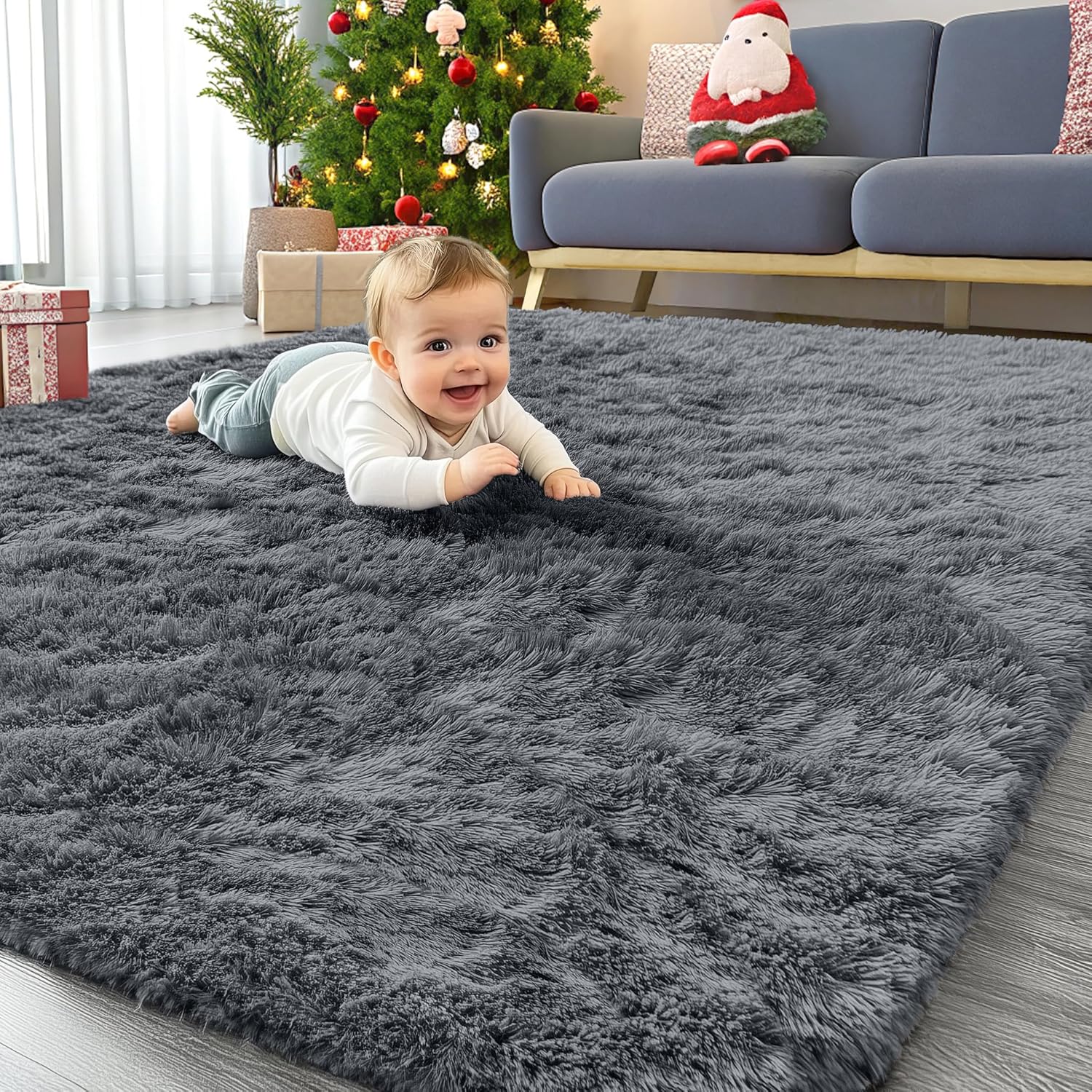 Area Rugs Washable 4x5.9 Feet